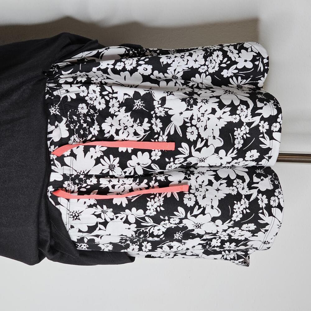 NWOT Cuddl Duds Women's Black/White Floral 2 Piece Set-Pajamas/Shorts Size Small - Picture 3 of 5